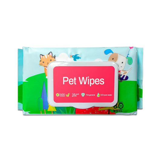 Hypoallergenic- Fragrance Free, Plant-based Dog And Cat Wet Wipes