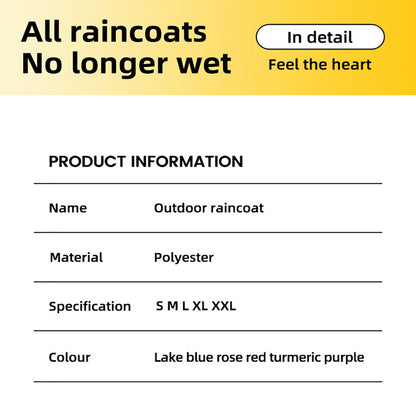 Waterproof Dog Raincoat With Reflective Strap