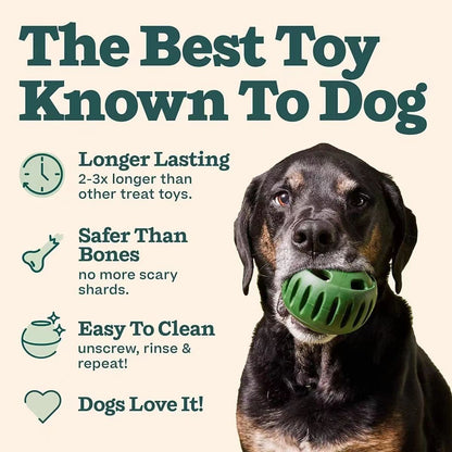 Treat Ball Toy & Tray-Use with/ Homemade Treats or Small Treats
