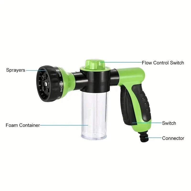 High-Pressure Soap and Shower Sprayer, Animal Bathing Hose Nozzle
