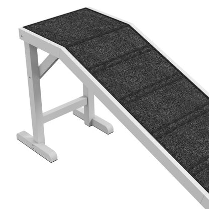 Pet Ramp With Non-slip Carpet And Top Platform