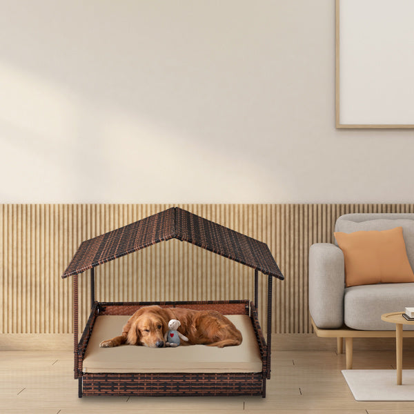 Wicker, Weather Proof Dog House and Bed
