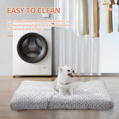 Fluffy Dog Crate Bed Matt