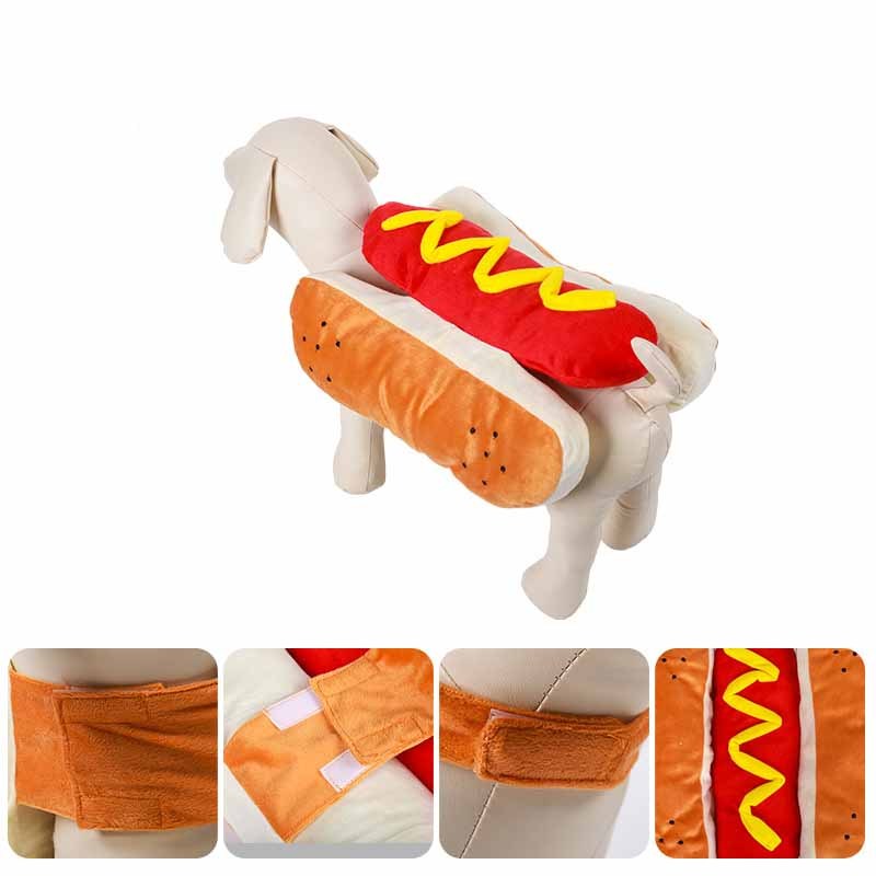 Hot Dog Halloween Costume for Dogs/ Puppies