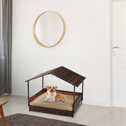 Wicker, Weather Proof Dog House and Bed