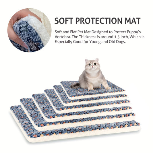 Washable, Soft Dog Bed/Crate Pad